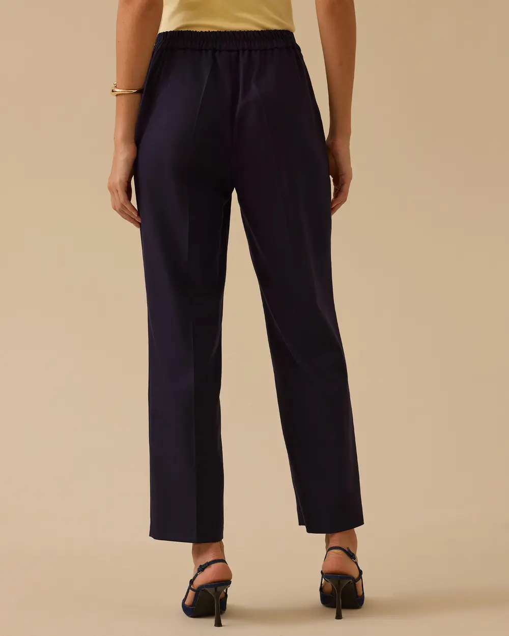 Klasik Kesim Düz Paça Bilek Boy Pantolon