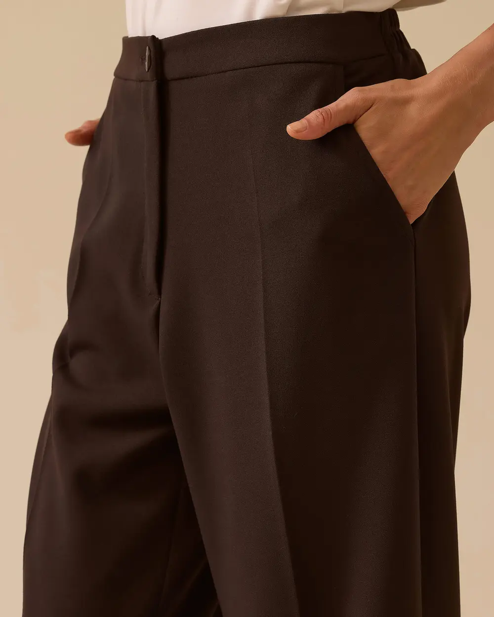 Yüksek Bel Tam Boy Klasik Kesim Pantolon