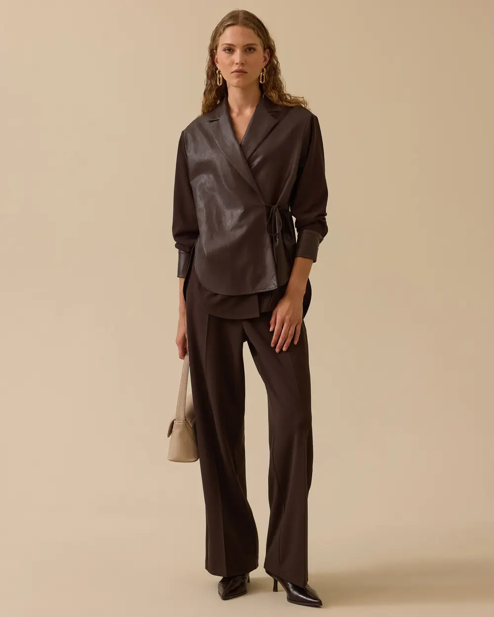 Yüksek Bel Tam Boy Klasik Kesim Pantolon