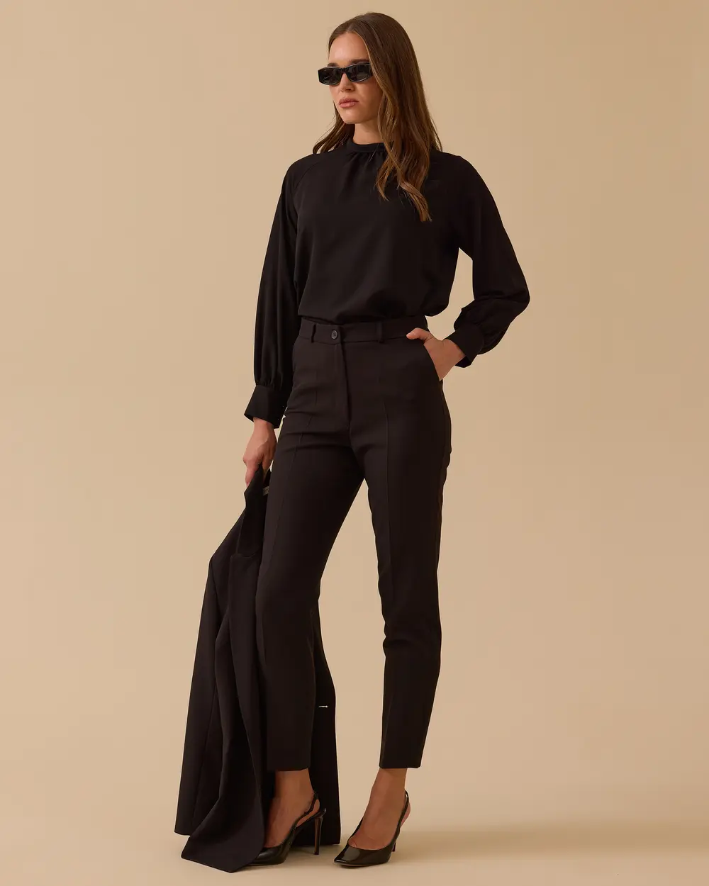 Cepli Bilek Boy Klasik Pantolon