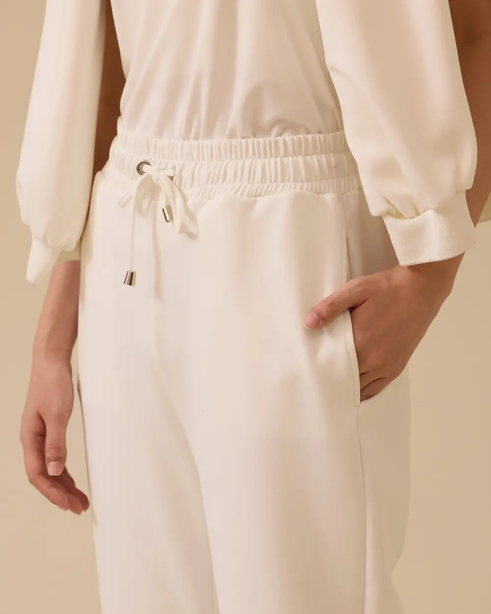 Bağcıklı Bilek Boy Pantolon