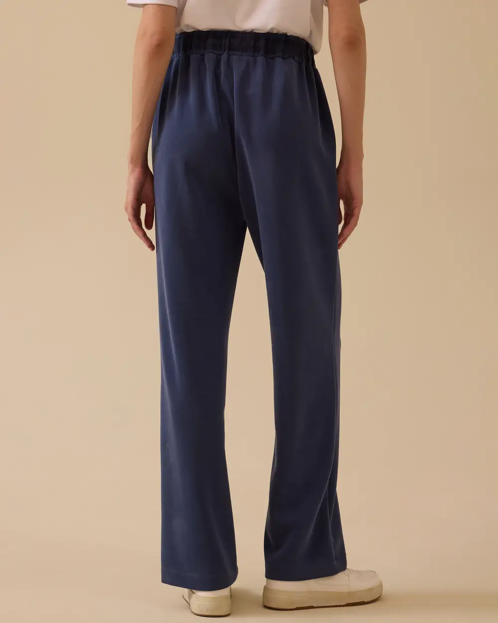 Bağcıklı Bol Paça Pantolon
