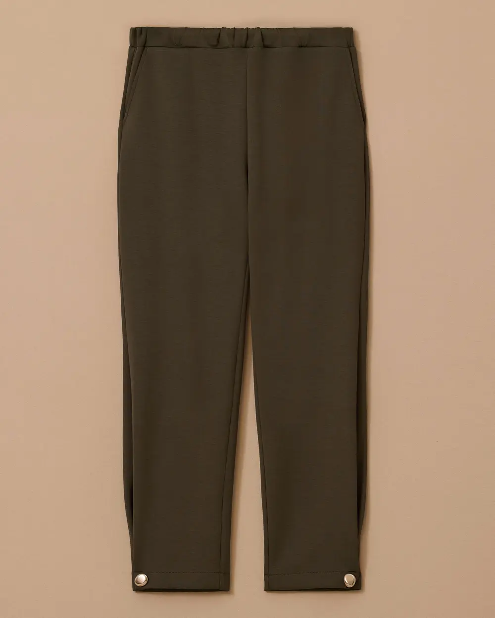 Paça Detaylı Bilek Boy Havuç Pantolon