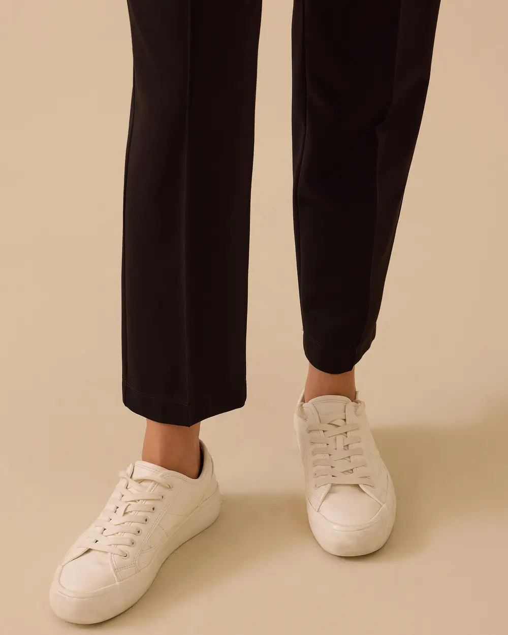 Bağcıklı Bilek Boy Cepli Pantolon