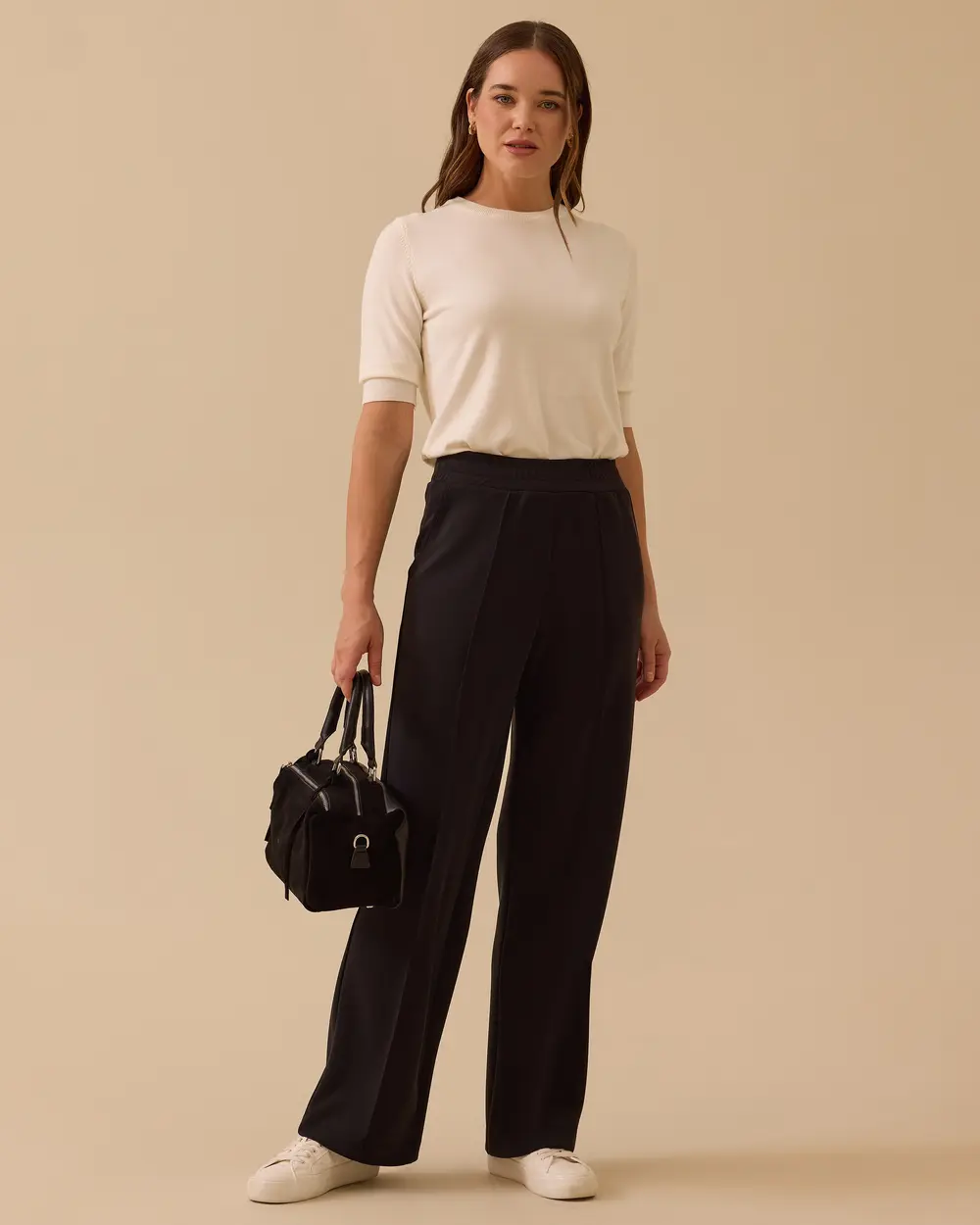 Elastik Bel Bol Paça Pantolon