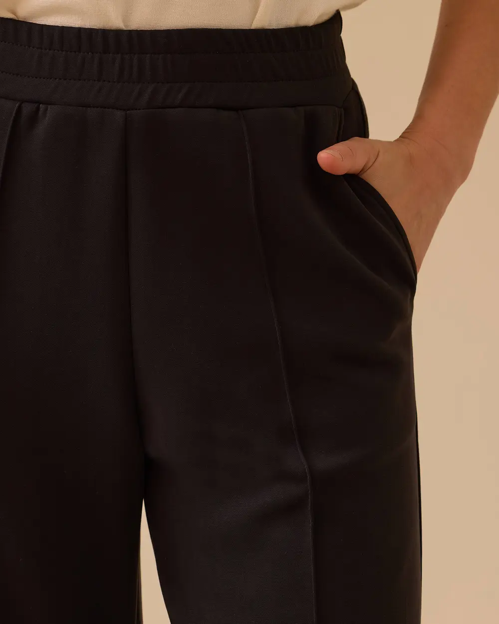 Elastik Bel Bol Paça Pantolon