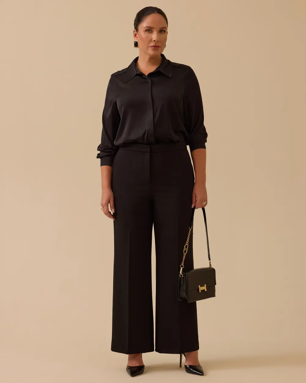 Mia Tam Boy Düz Paça Pantolon