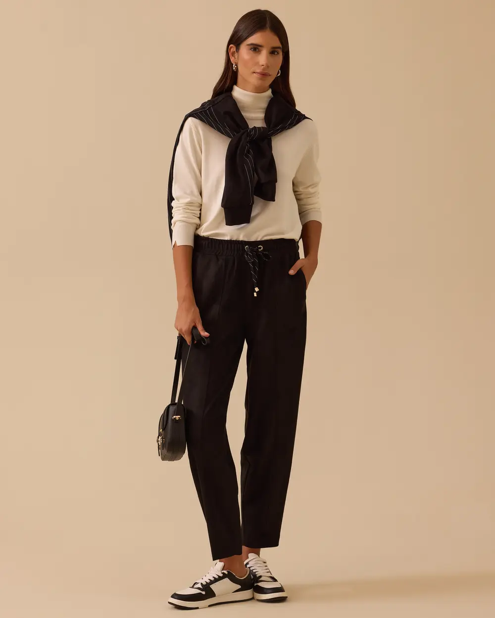 Bağcıklı Bilek Boy Pantolon