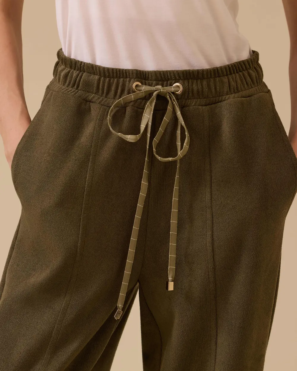 Bağcıklı Bilek Boy Pantolon