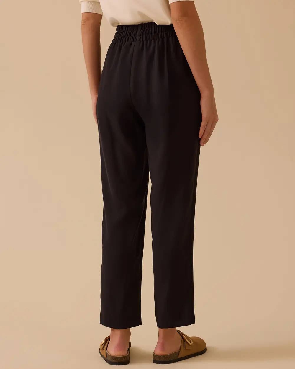 Bilek Boy Bağcıklı Pantolon