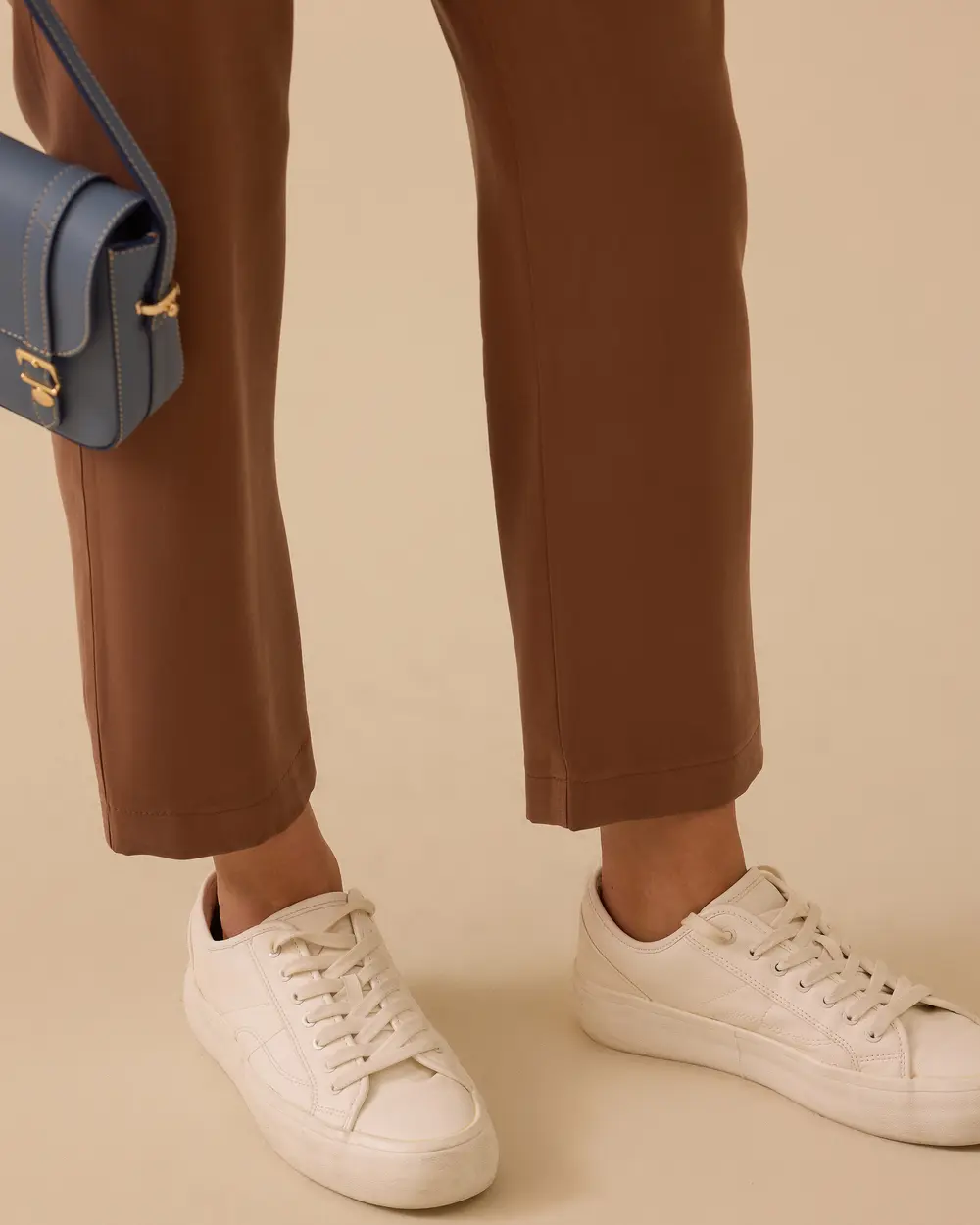 Bilek Boy Bağcıklı Pantolon