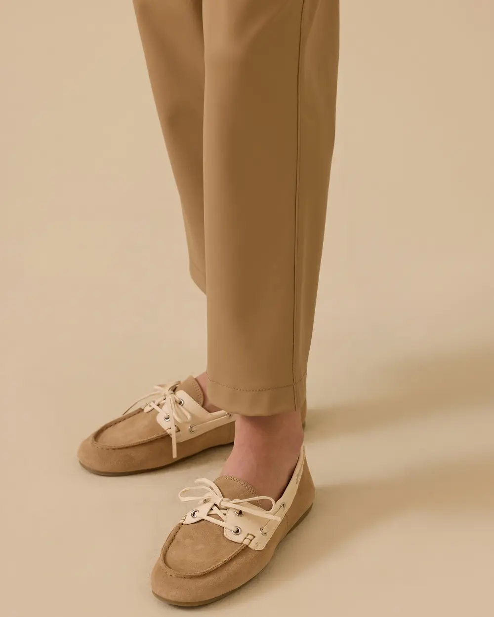 Faux Leather Ankle Length Carrot Pants