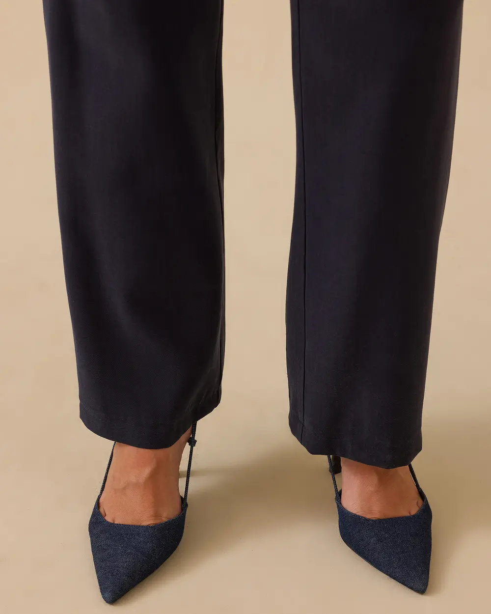 Büyük Beden Cepli Tam Boy Klasik Kesim Pantolon