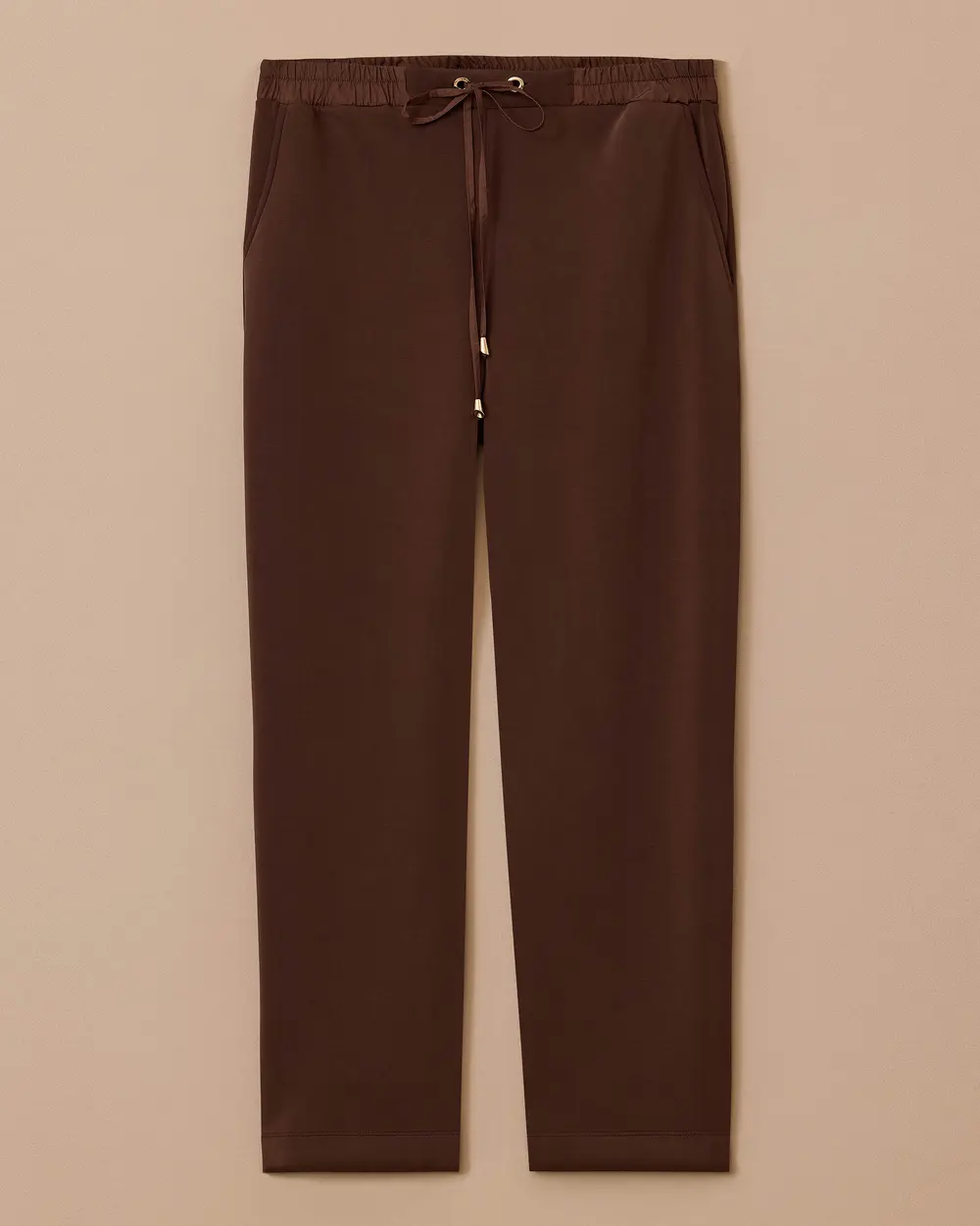 Büyük Beden Bağcıklı Bilek Boy Pantolon