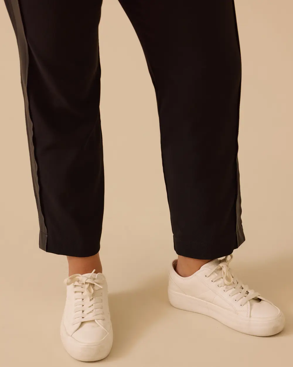 Büyük Beden Fitilli Bilek Boy Pantolon