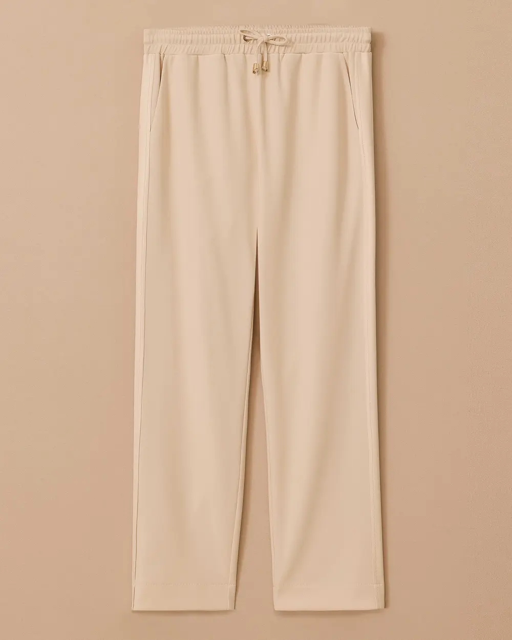 Büyük Beden Fitilli Bilek Boy Pantolon