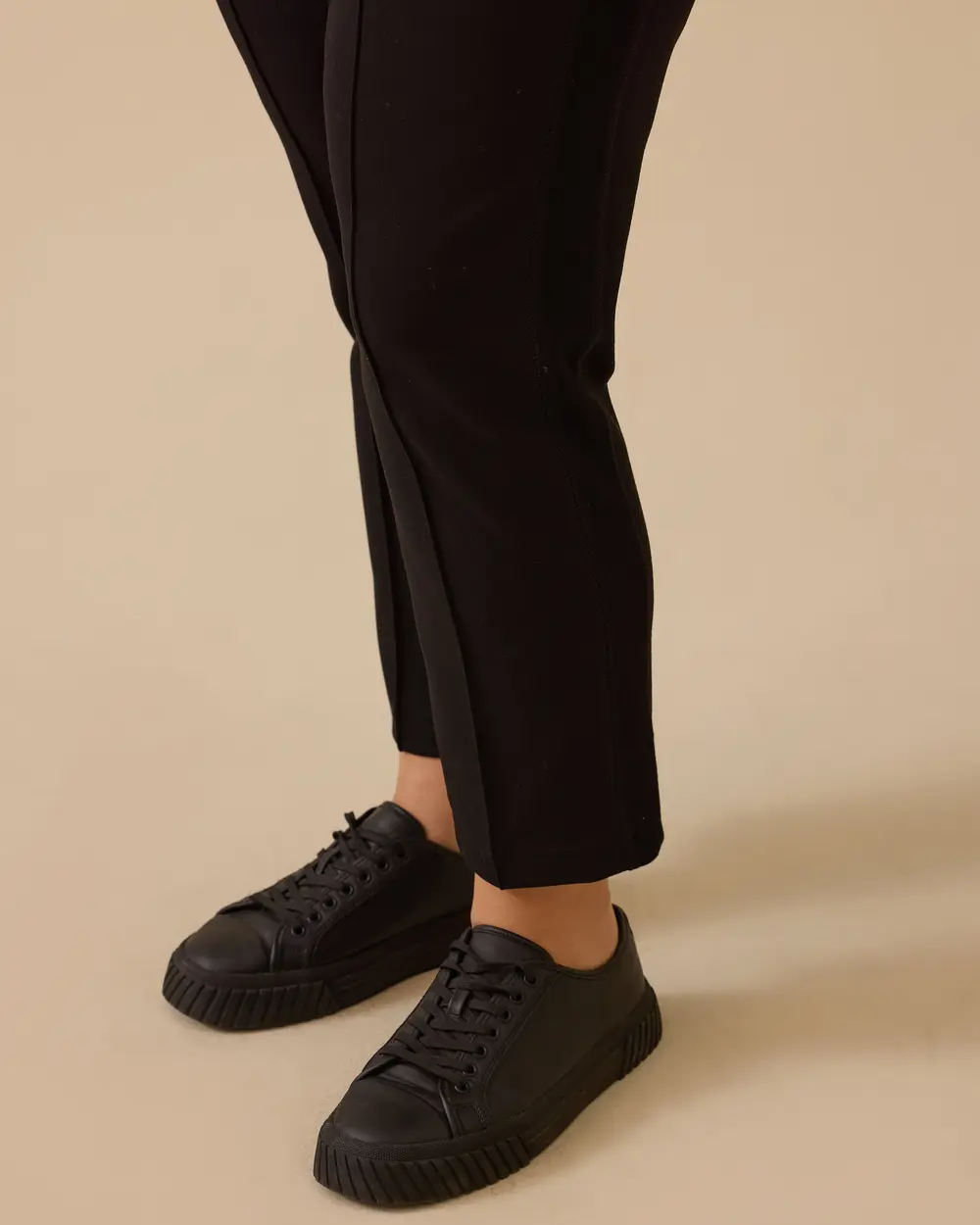 Büyük Beden Ön Dikişli Pantolon