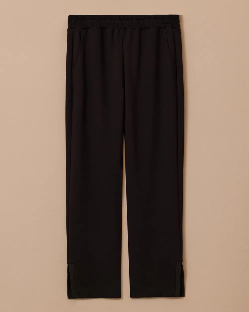 Büyük Beden Paça Yırtmaçlı Bilek Boy Pantolon