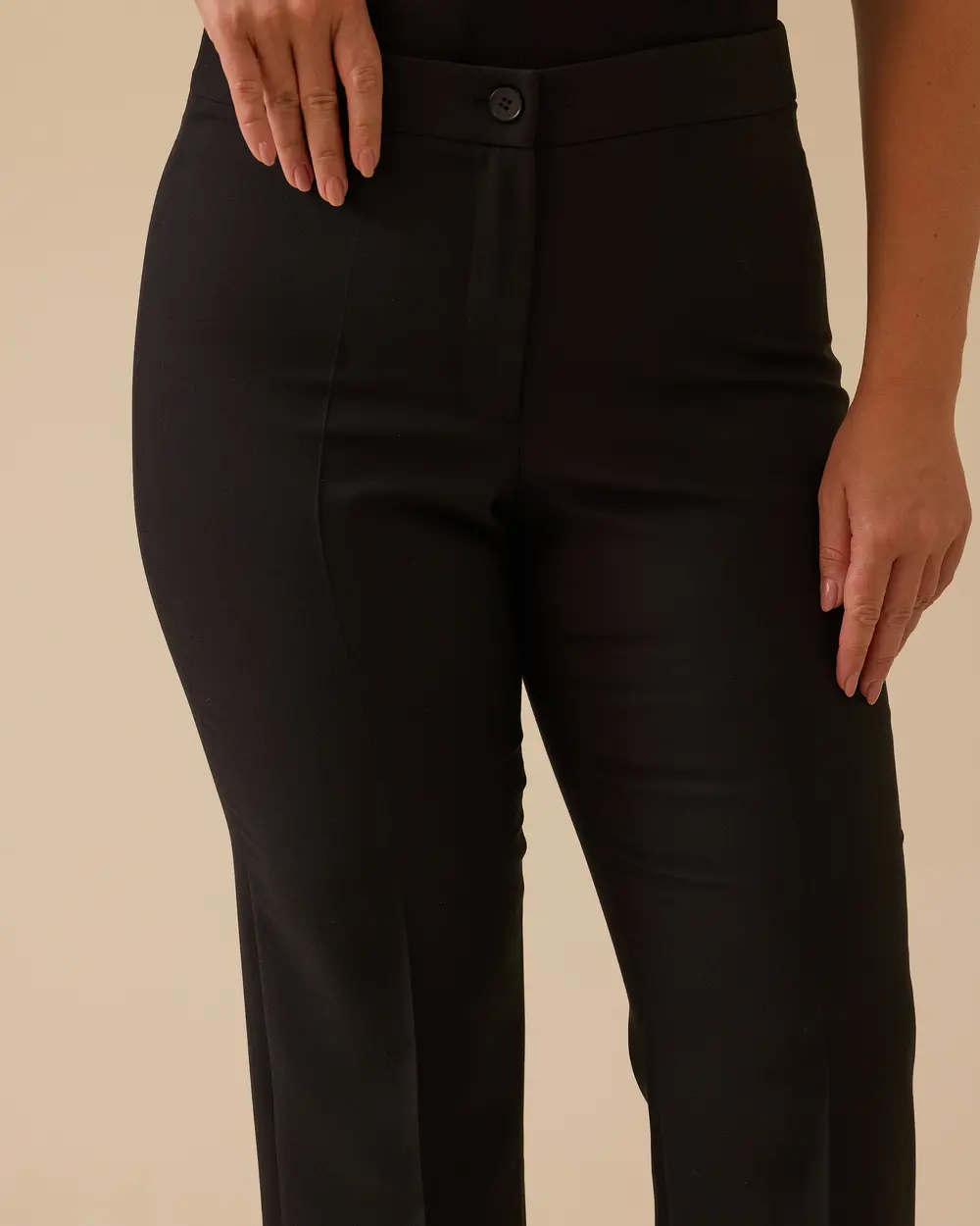 Büyük Beden Bilek Boy Klasik Pantolon