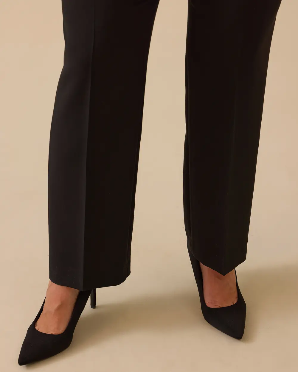 Büyük Beden Bilek Boy Klasik Pantolon