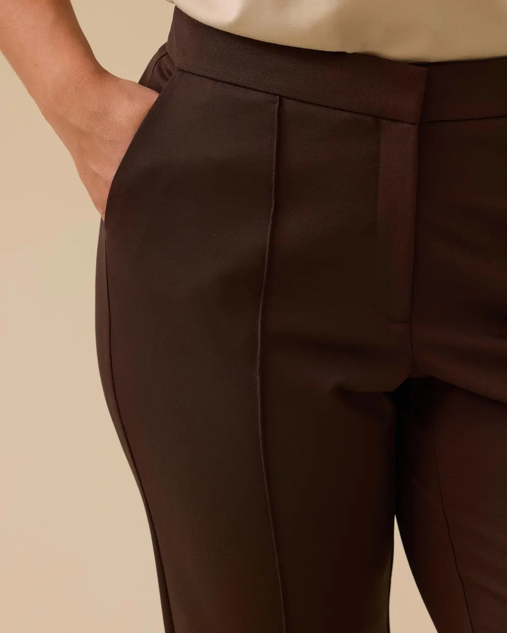 Büyük Beden Cepli Klasik Pantolon