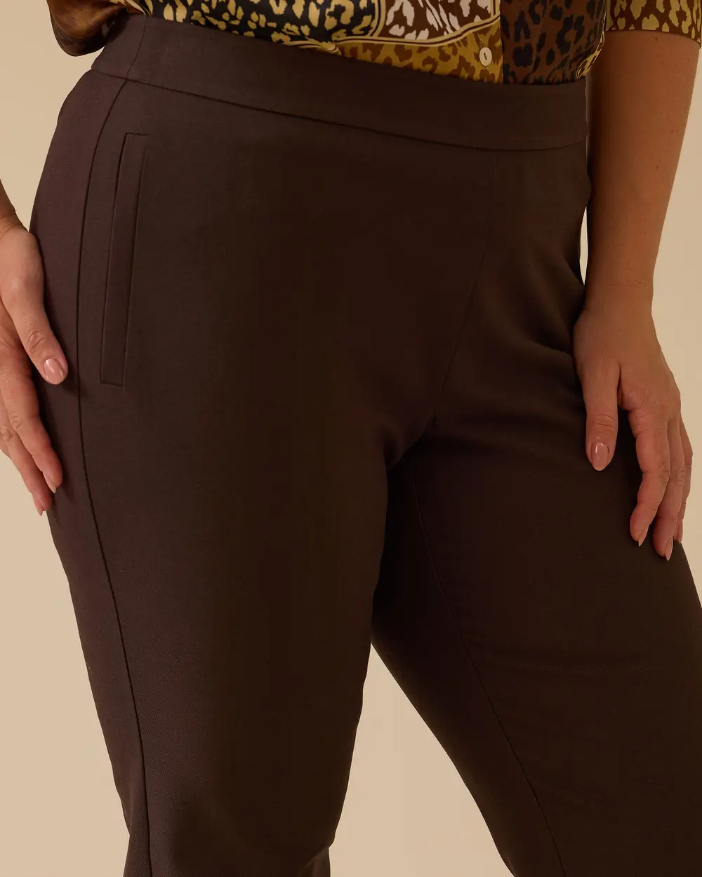 Büyük Beden İspanyol Paça Pantolon