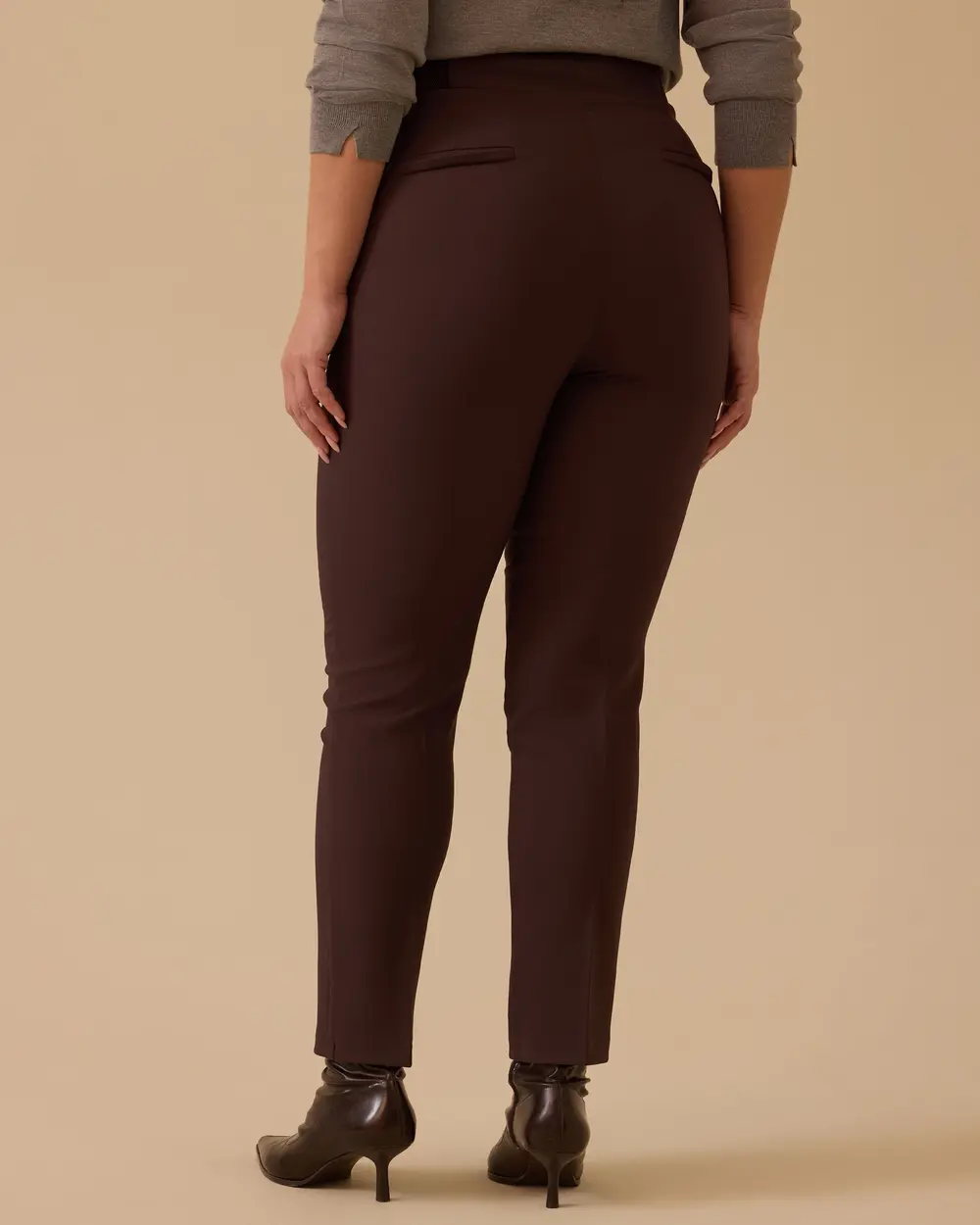 Büyük Beden Çift Düğmeli Klasik Pantolon