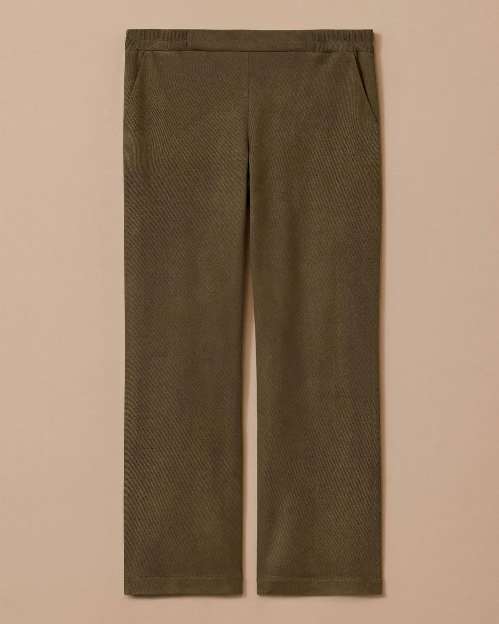 Plus Size Straight Leg Ankle Length Pants