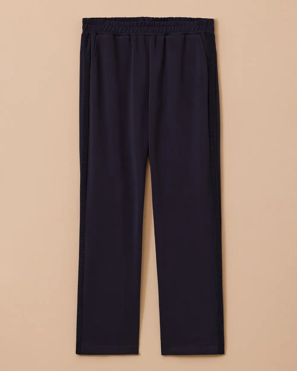 Büyük Beden Elastik Bel Cepli Pantolon