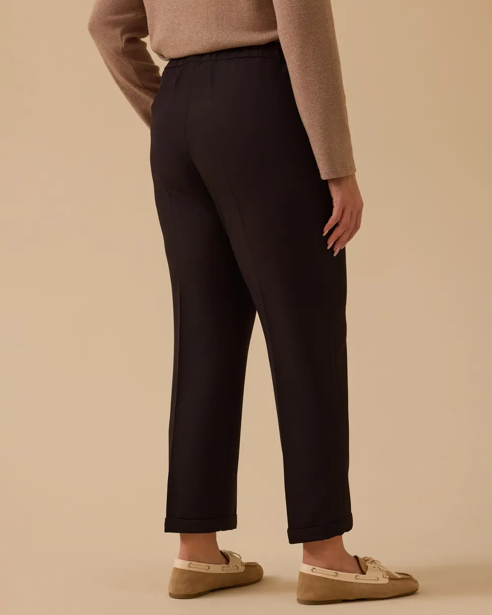 Büyük Beden Duble Paçalı Cepli Pantolon