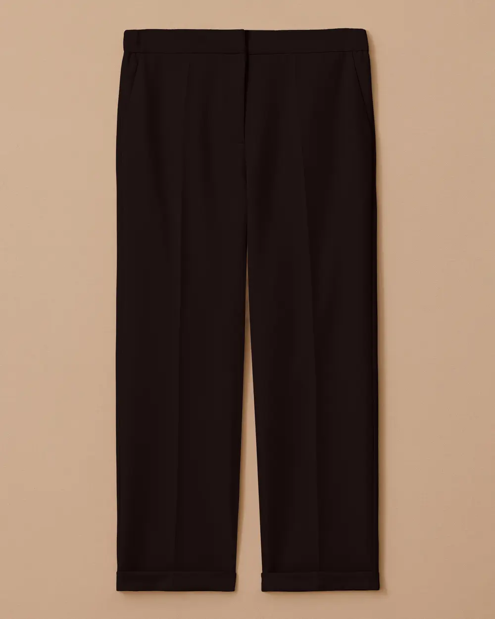 Plus Size Double Leg Pants with Pockets