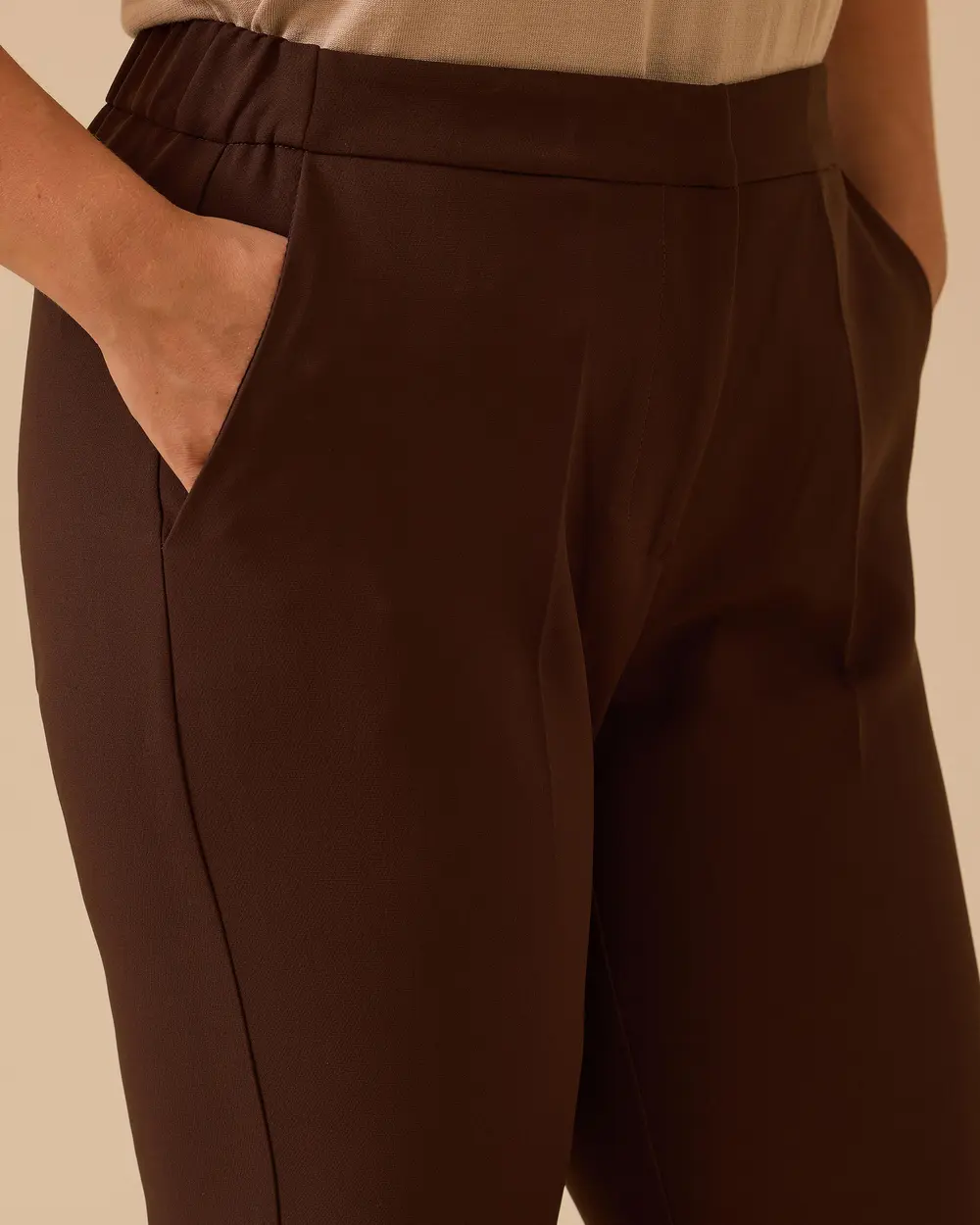 Büyük Beden Duble Paçalı Cepli Pantolon