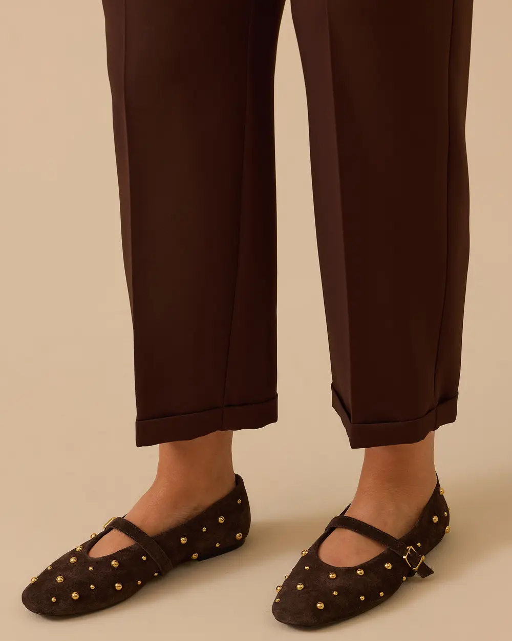 Plus Size Elastic Waist Ankle Length Pants