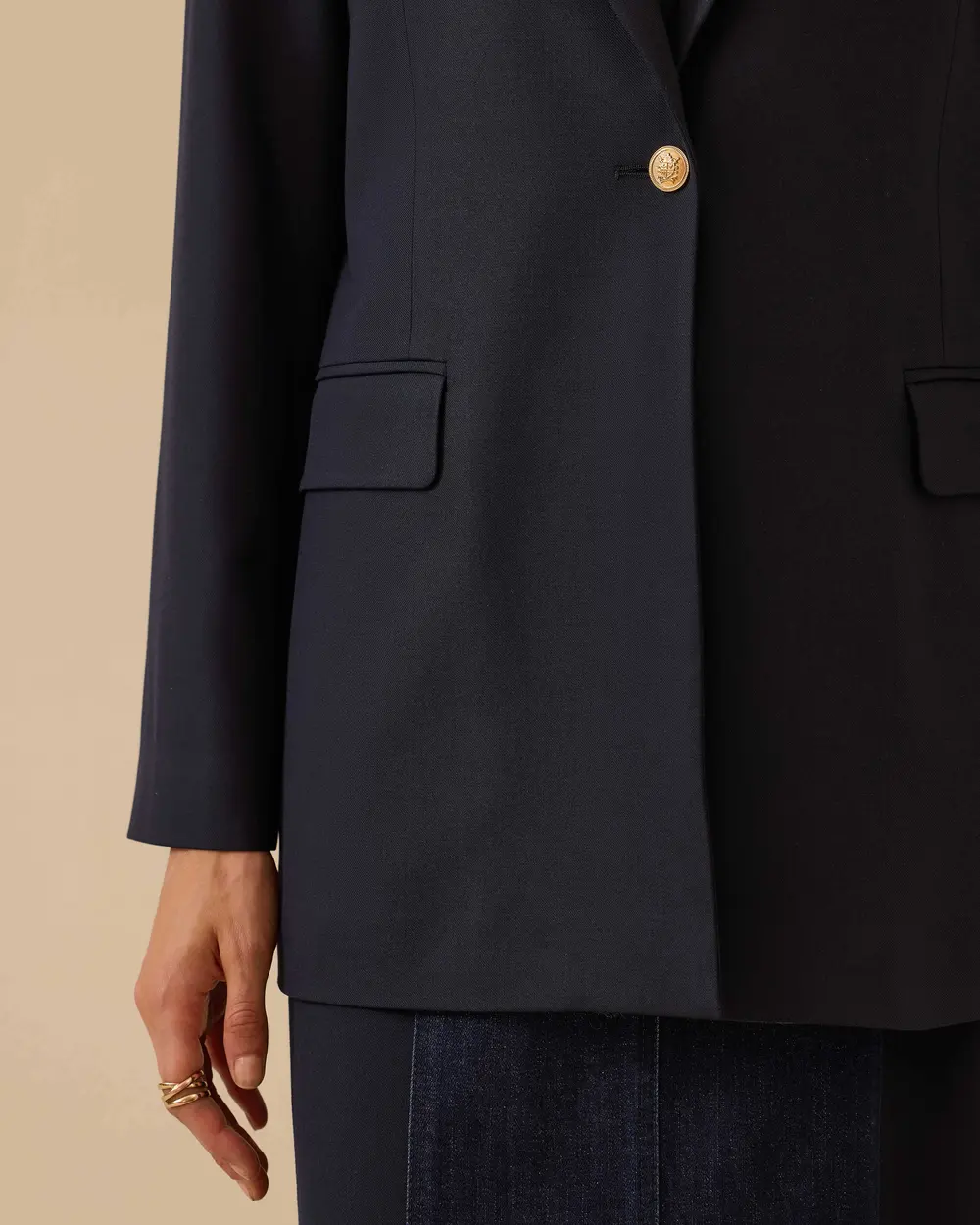 Tek Düğmeli Blazer Ceket