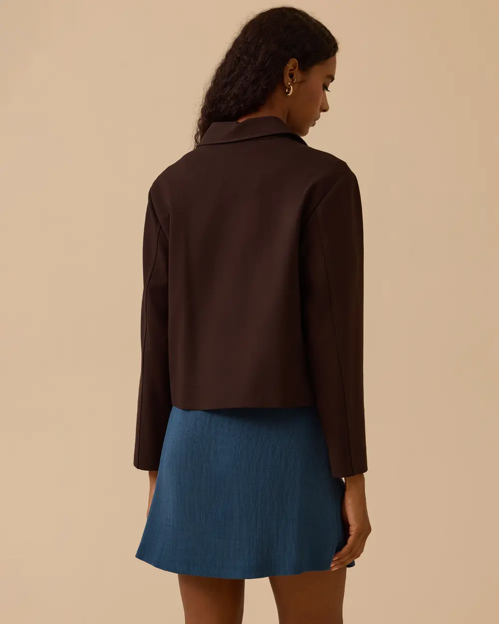 Düğmeli Cep Kapaklı Ceket