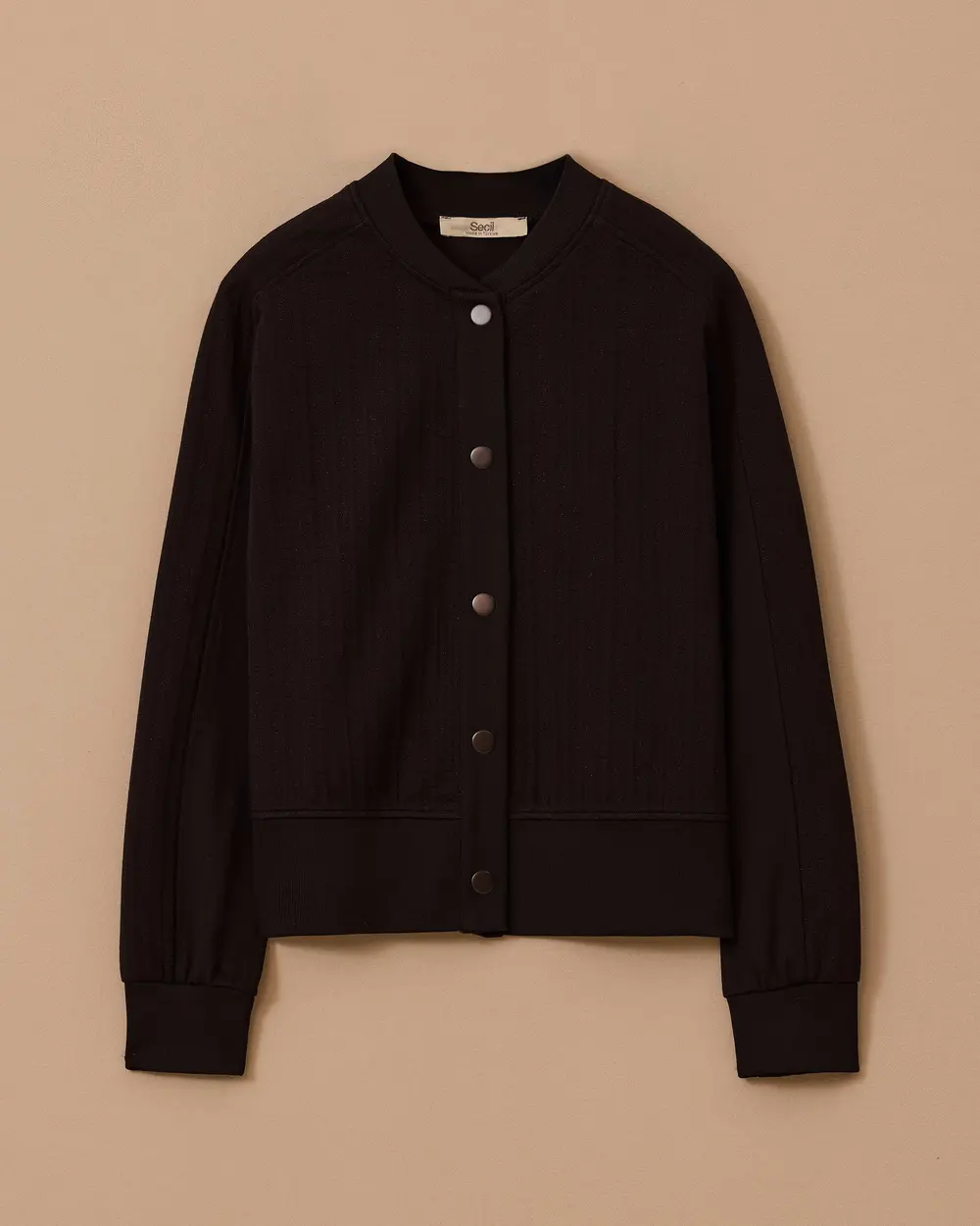 Hakim Yaka Çıtçıt Düğmeli Ceket