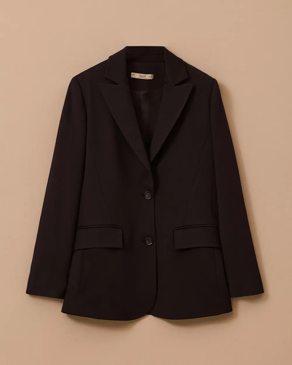 Button Jacket with Pocket Flap