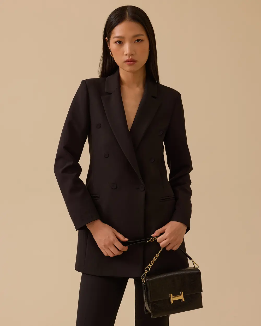 Düğmeli Klasik Ceket