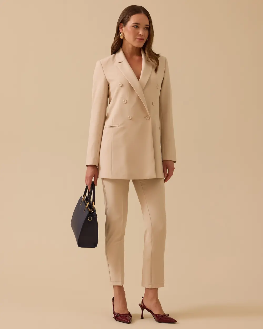 Düğmeli Klasik Ceket