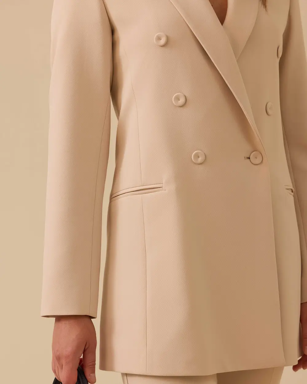 Düğmeli Klasik Ceket