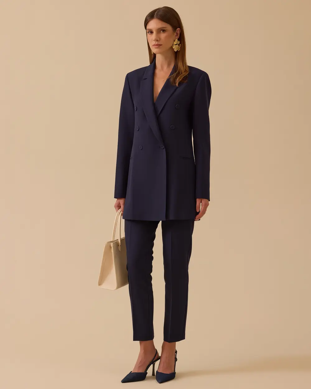 Düğmeli Klasik Ceket