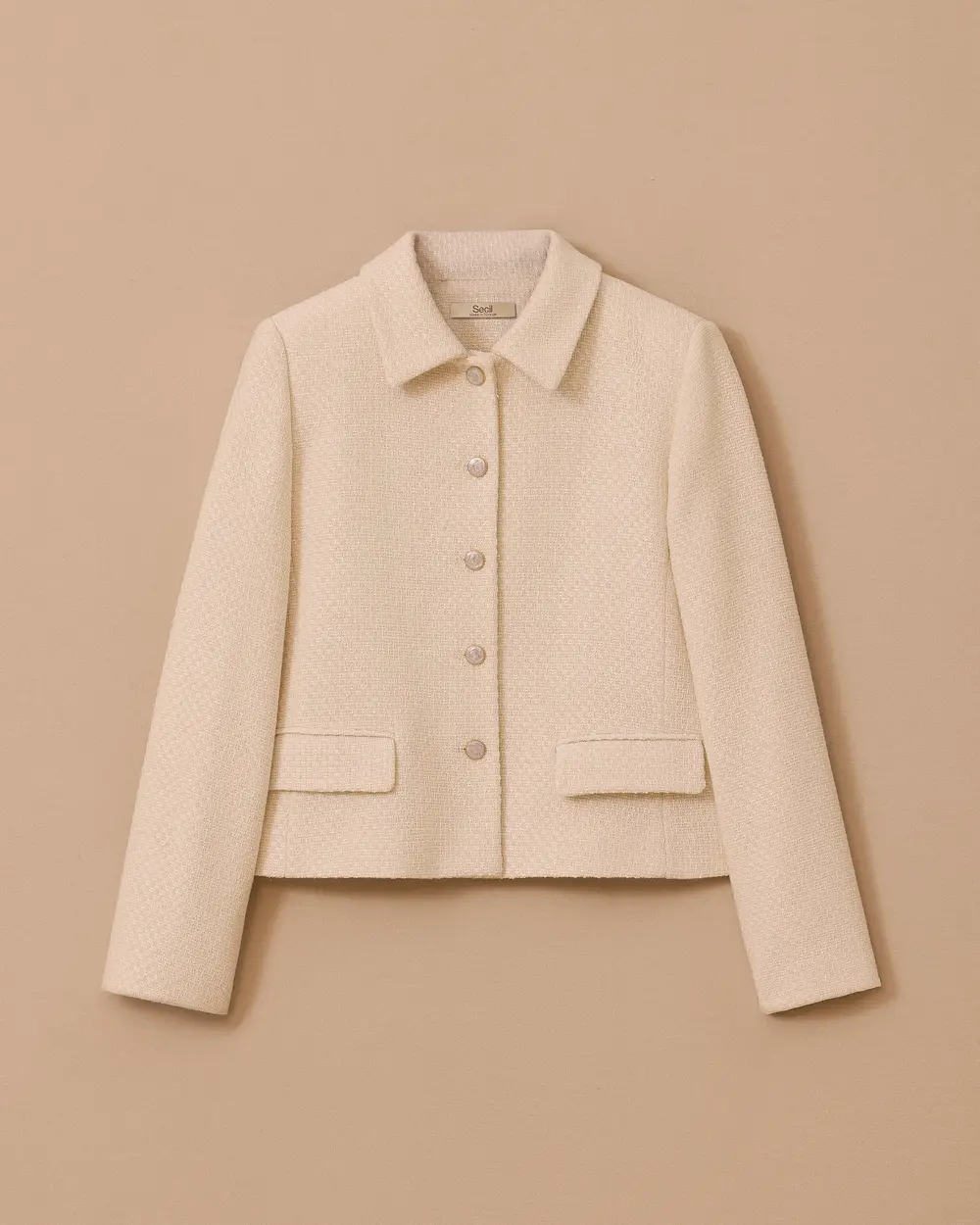 Waist Length Tweed Jacket