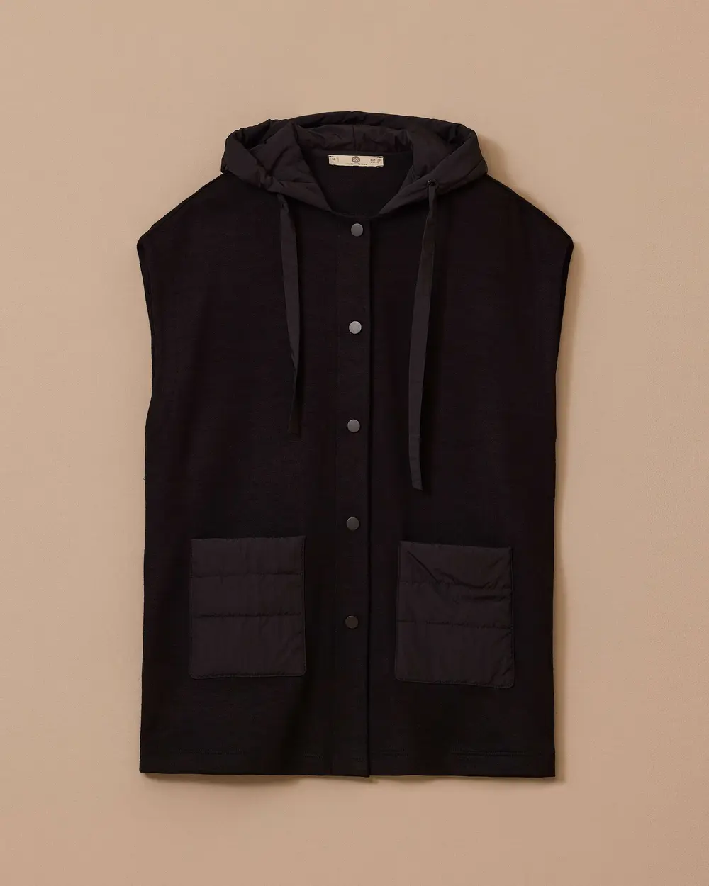 Cep Detaylı Örme Yelek