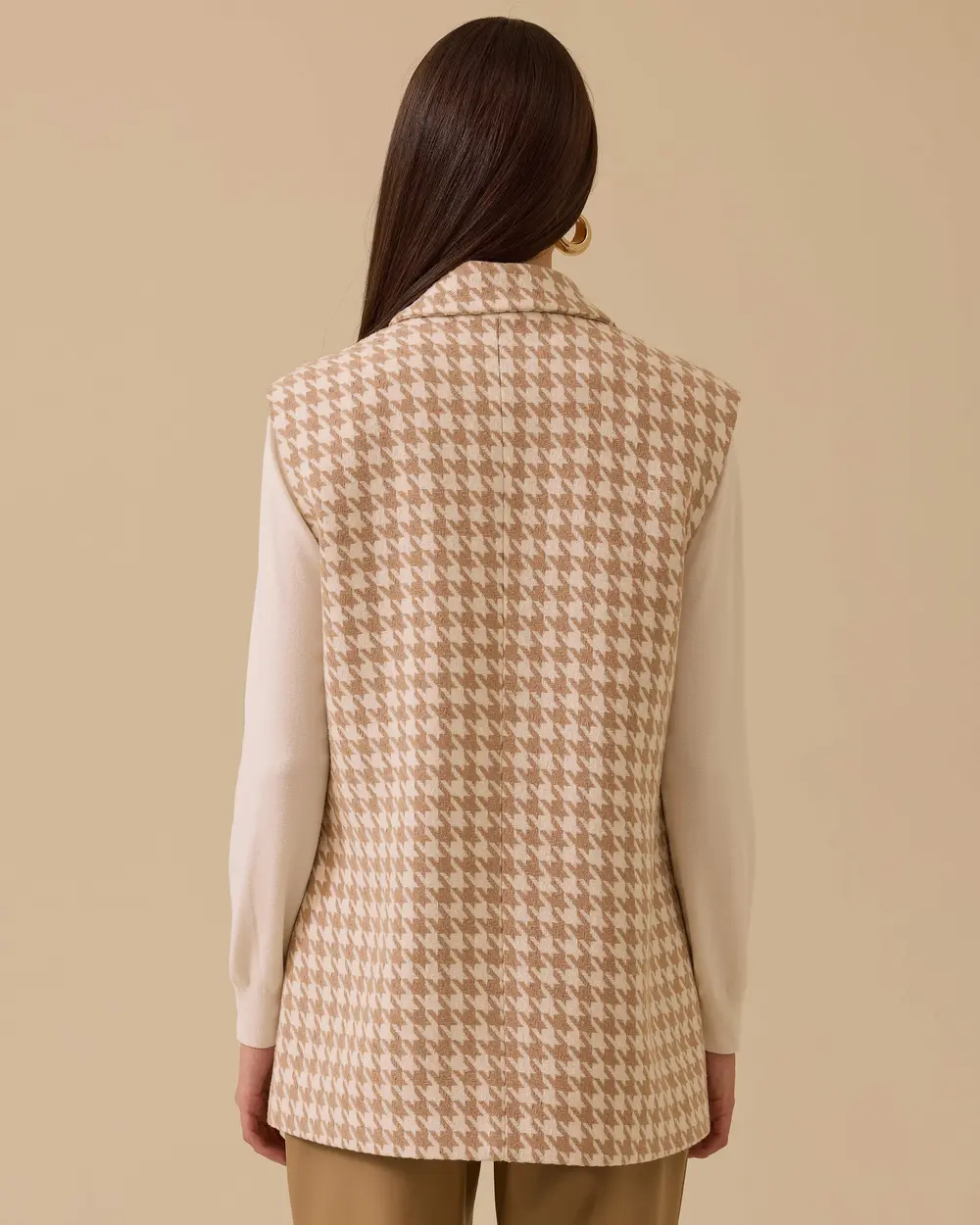 Desenli Kruvaze Yelek