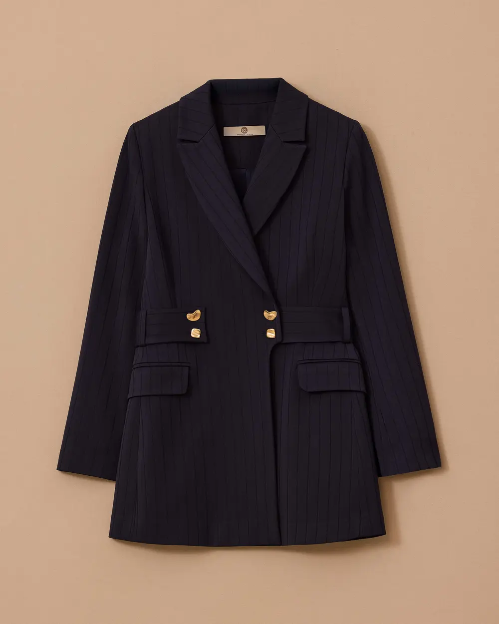 Çizgili Kruvaze Ceket