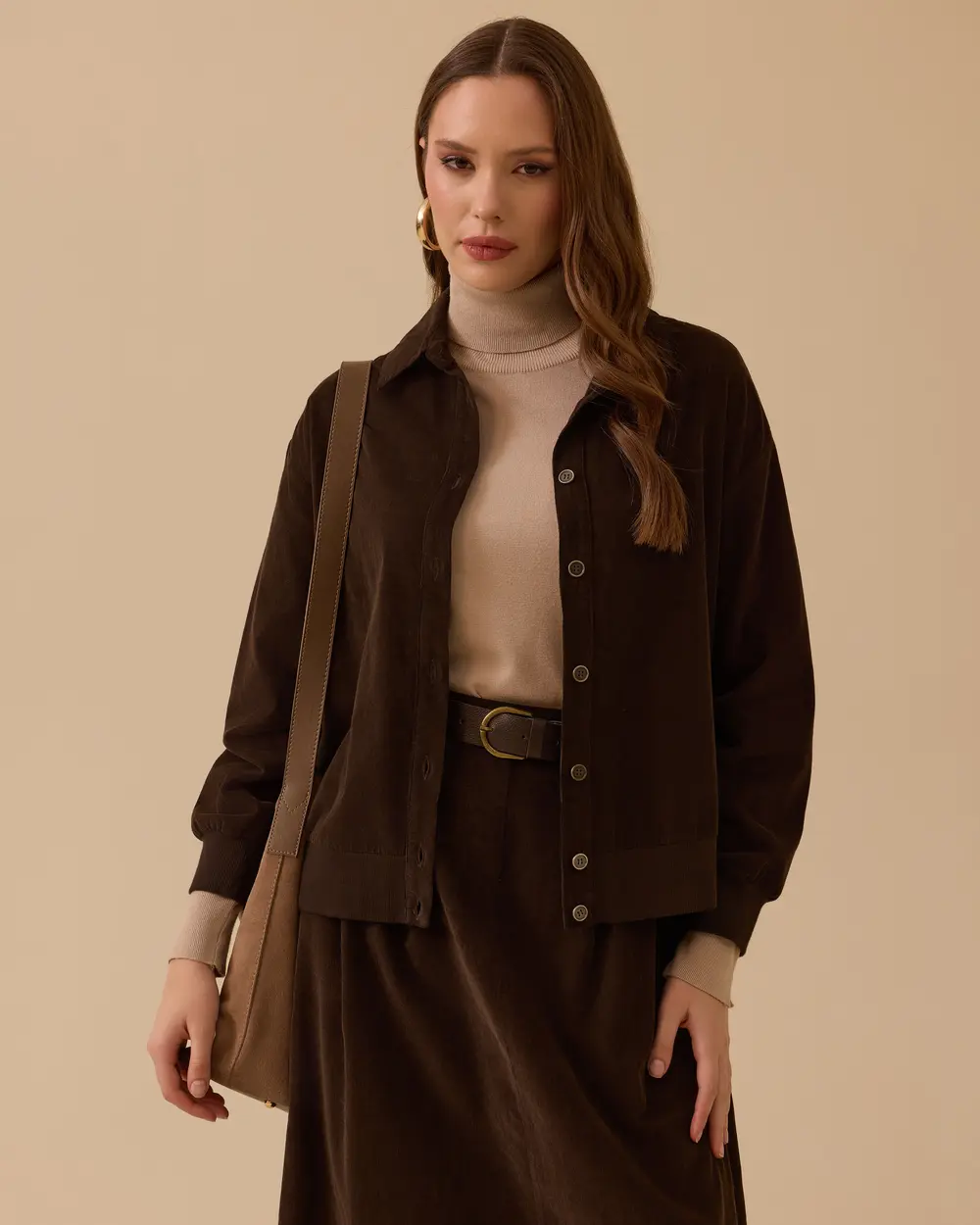 Buttoned Velvet Jacket