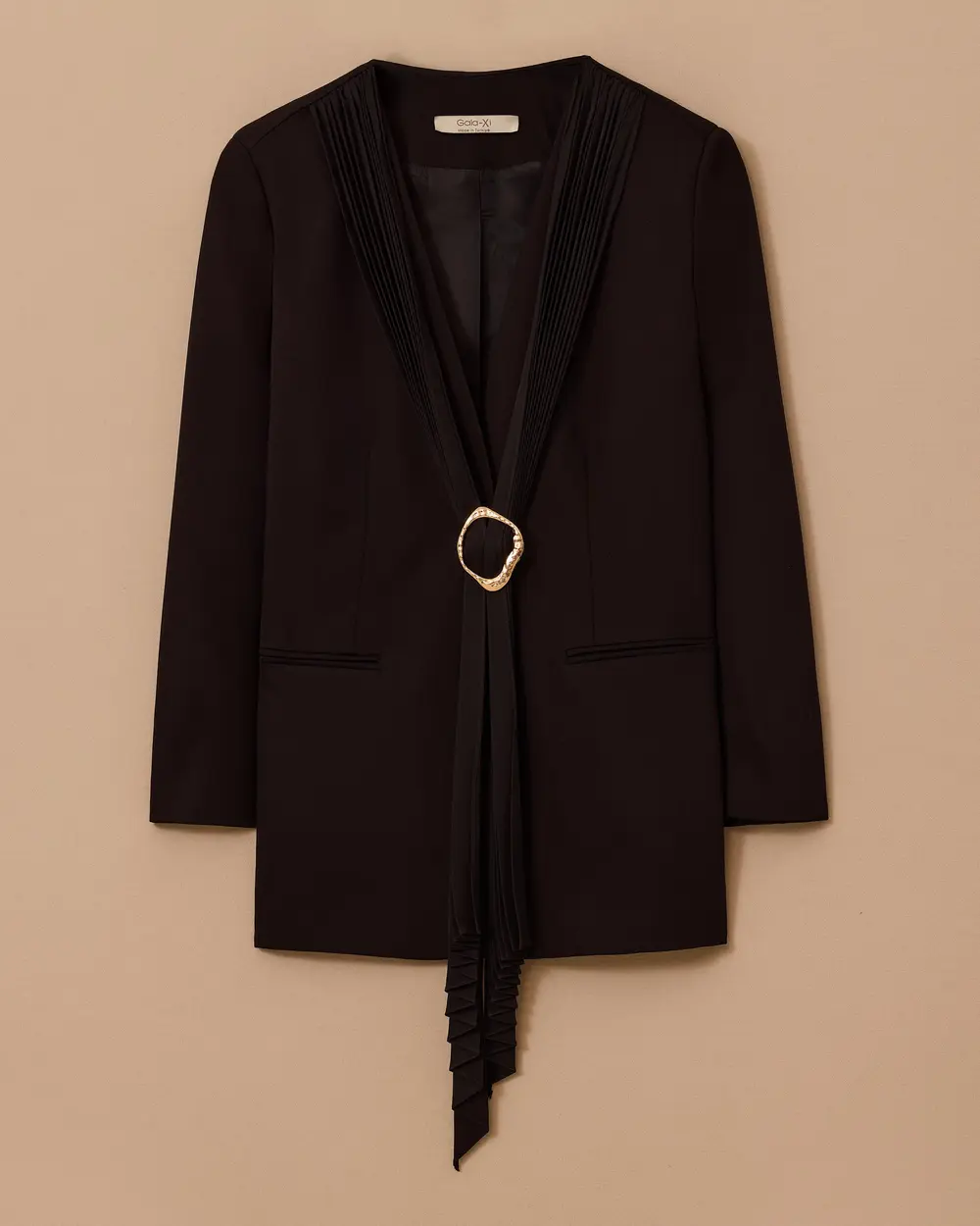 Büyük Beden Tokalı Ceket