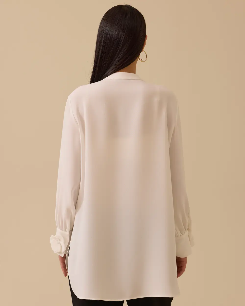 Çiçek Aplikeli Tunik