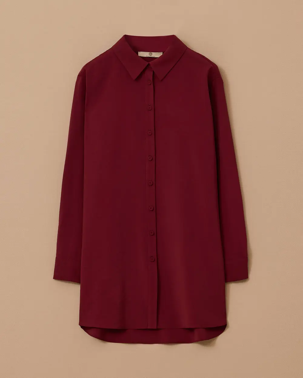 Gömlek Yaka Uzun Kollu Basic Tunik