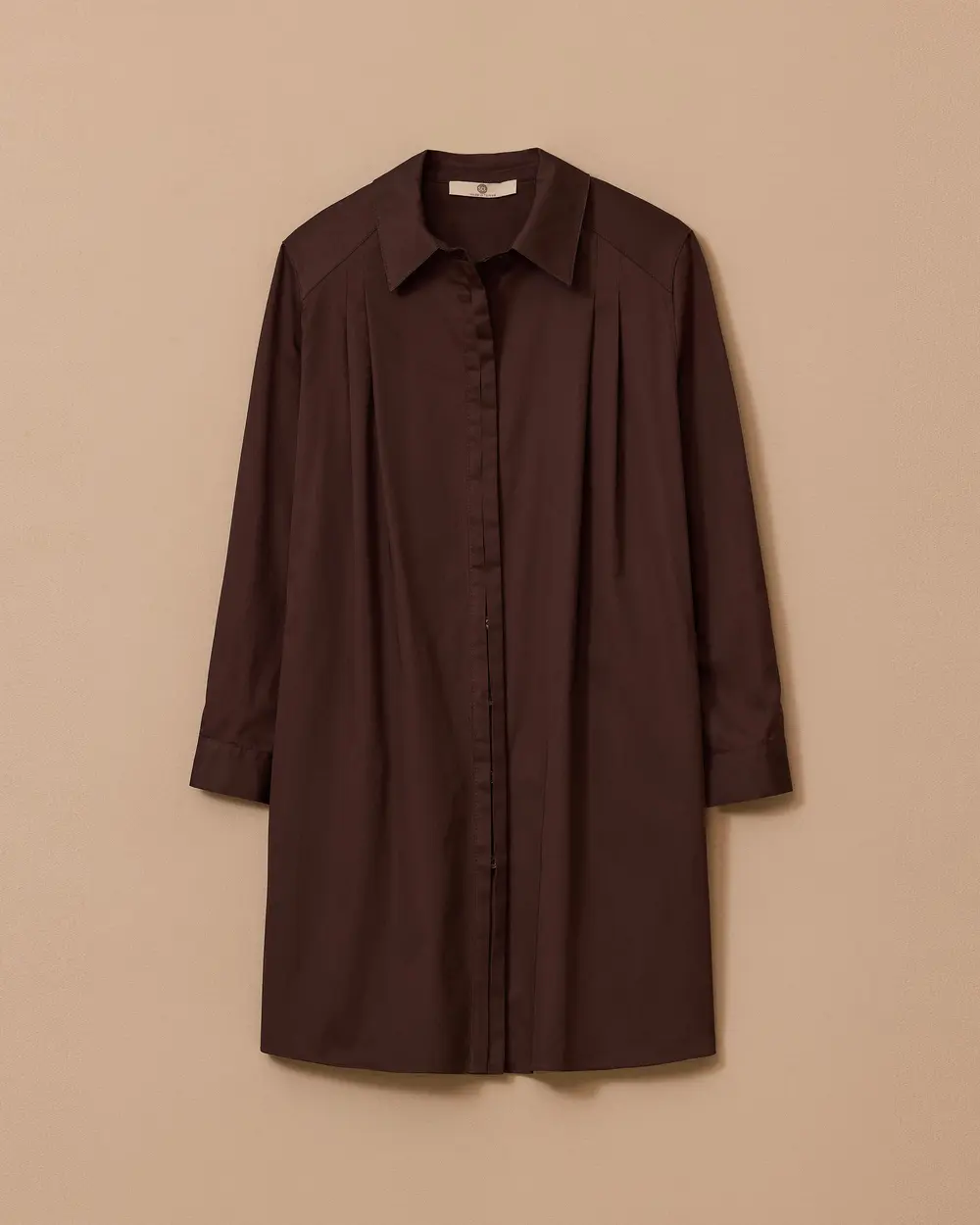 Shoulder Pleated Oversized Tunic